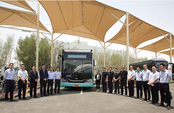 Поставлен первый парк электробусов, Yutong содействует экологичному транспорту Катара