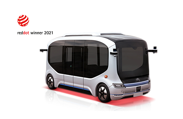 Автономный автобус Yutong Xiaoyu 2.0 получил премию Red Dot Award, самую авторитетную и профессиональную награду в области промышленного дизайна во все