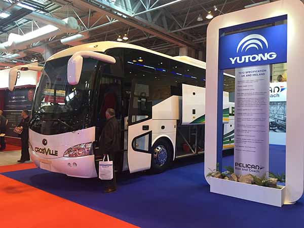 Автобусы YUTONG выставляются на английской бирмингемской выставке автобусов