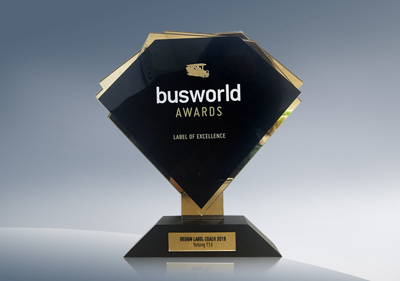 Busworld Awards 2019 </br> Design Label Coach 2019</br>   Yutong T13