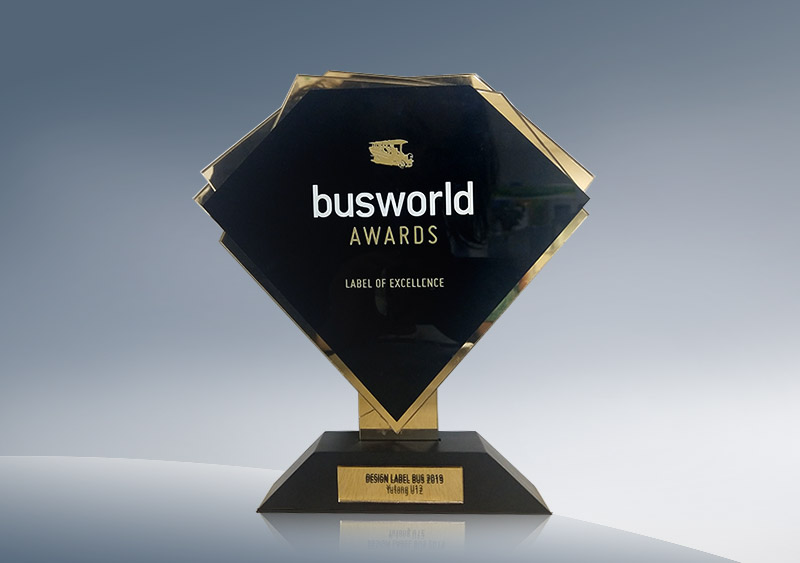 Busworld Awards 2019</br>  Design Label Bus 2019  </br> Yutong U12