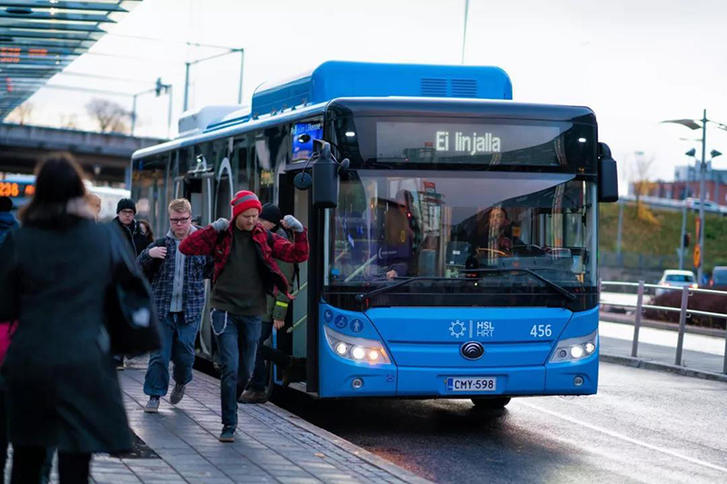 Развитые североевропейские страны отдают предпочтение пассажирским автобусам на новых источниках энергии Yutong