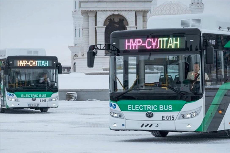 100 электробусов Yutong экспортированы в Казахстан