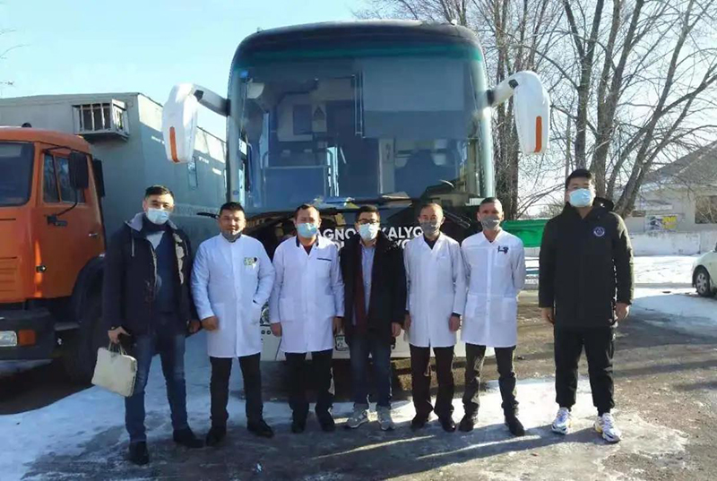 Крупнейшая поставка в мире! 100 мобильных медкомплексов Yutong прибывают в Казахстан для борьбы с КОВИД-19