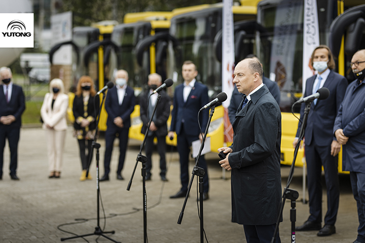 Первая партия электробусовYUTONG! Автобусы E10 YUTONG помогут Польше путешествием с низким содержанием углерода