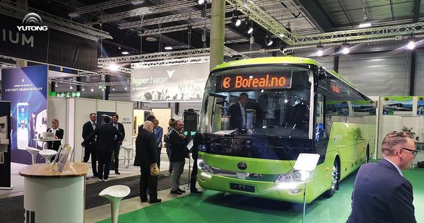 Автобусы Yutong появили на 35-ом международном симпозиуме и выставке электробусов