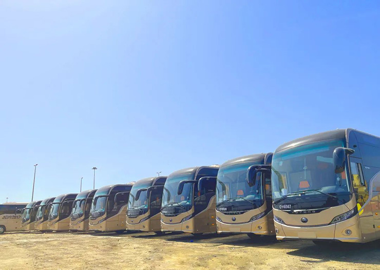 550 автобусов Yutong последовательно поставлены в Саудовскую Аравию