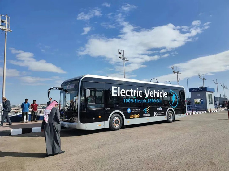 Первый электрический автобус в Саудовской Аравии, новая энергия Yutong введена в эксплуатацию