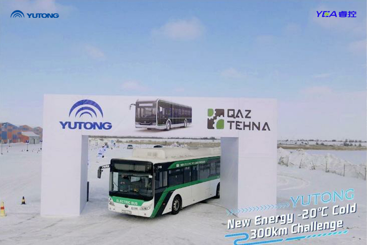 Электрический автобус Yutong устойчив к высокой температуре, сильному морозу и наводнению