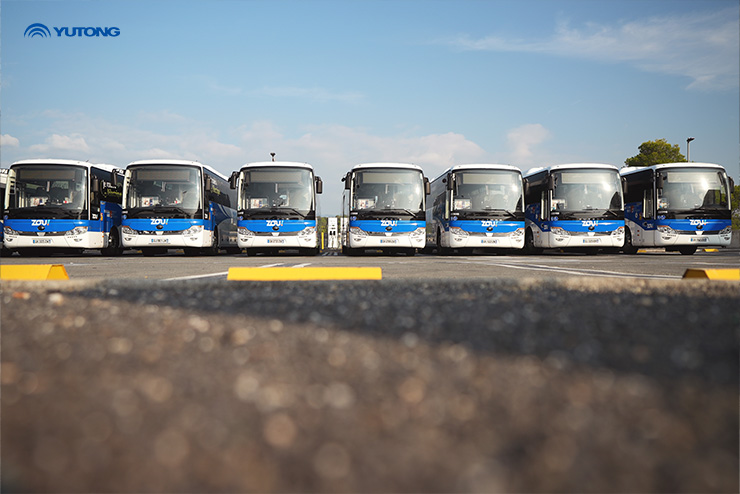 Yutong экспортировала во Францию 135 электрических междугородних автобусов