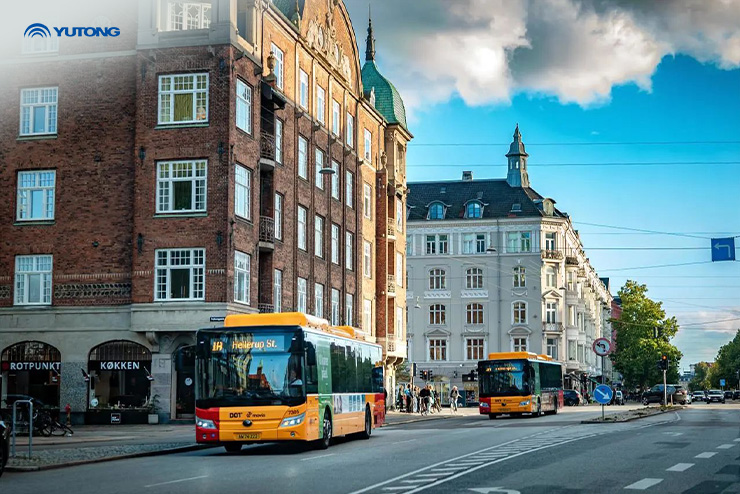 126 автобусов Yutong на новых источниках энергии поставлены в Данию