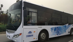 Беспилотный автобус Yutong успешно прошел испытание