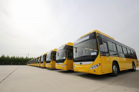 500 автобусов Yutong отправлены в Мьянму