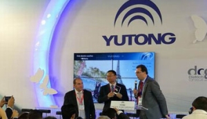 Компания Yutong участила на автомобильной выставке Бельгии 2017г.