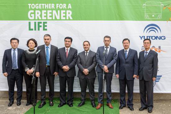 Болгария приветствует первую партию чистых электроприводных автобусов, Yutong повышает глобальное применение электропривода