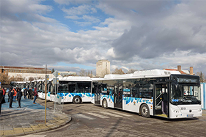 Первая партия чисто электрических автобусов запущена на использование, YUTONG открыла новое время зеленого транспорта Болгарии