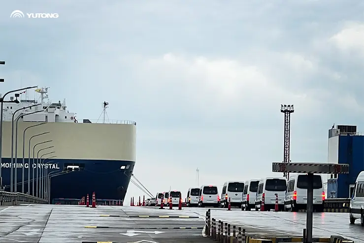 500 микроавтобусов V6 Yutong отправлены в Латинскую Америку