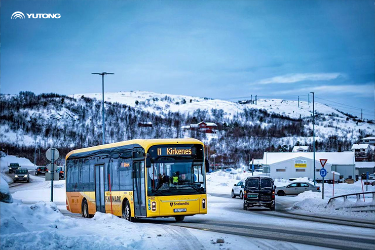 Электрические автобусы справляются с экстремальными холодами