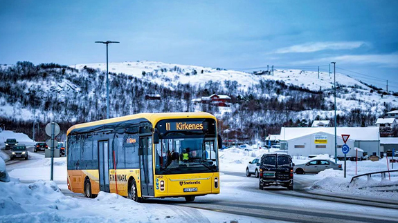 Электрические автобусы справляются с экстремальными холодами
