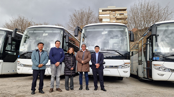 Электрические автобусы Yutong поставляются в Италию