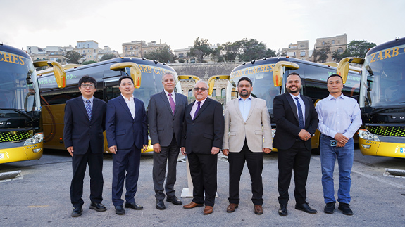 На Мальте состоялась церемония поставки электрических автобусов Yutong ICE12
