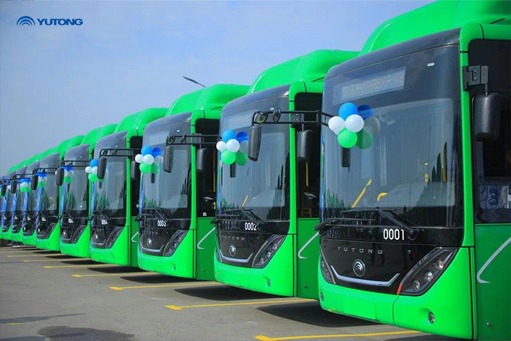 36 автобусов Yutong на КПГ (ZK6950HG) помогают развитию «зеленого» транспорта в Узбекистане