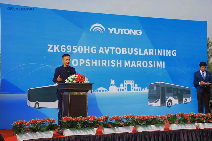 36 автобусов Yutong на КПГ (ZK6950HG) помогают развитию «зеленого» транспорта в Узбекистане