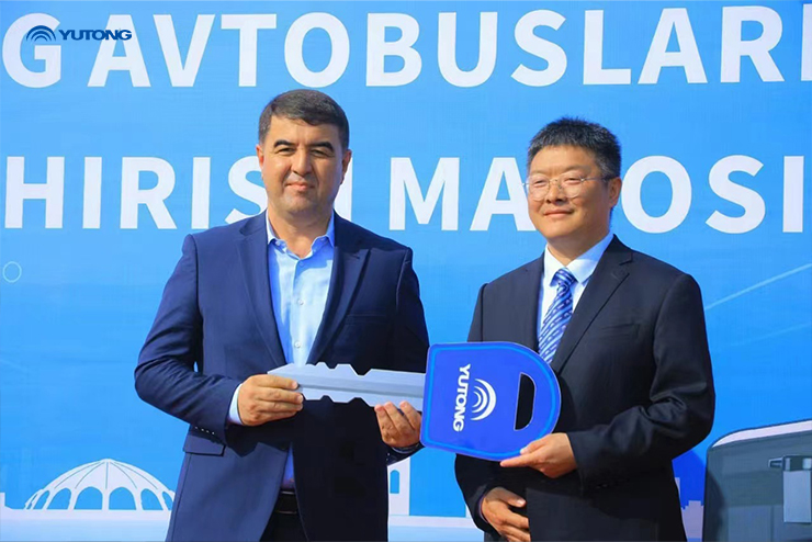 36 автобусов Yutong на КПГ (ZK6950HG) помогают развитию «зеленого» транспорта в Узбекистане