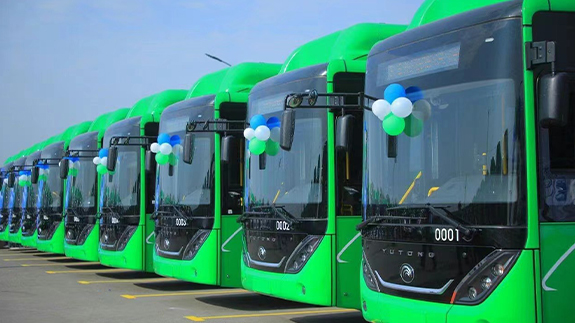 36 автобусов Yutong на КПГ (ZK6950HG) помогают развитию «зеленого» транспорта в Узбекистане